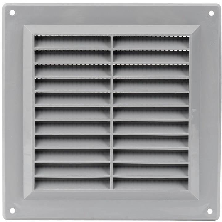 GRILLE VENTILATION 150X150, GRAY