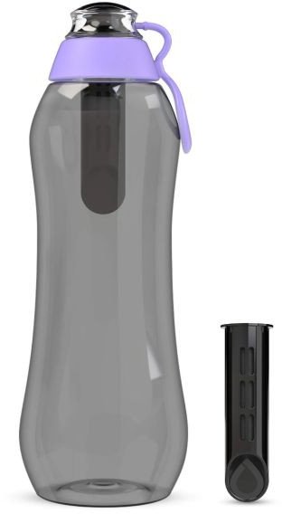 Butelka Filtrująca Dafi SOFT 0,7 Lavender Zbiornik czarny 2 Wkłady