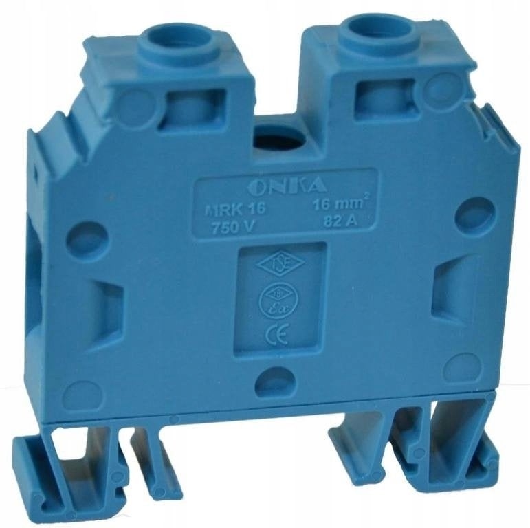 ONKA Elektrik Złączka uniwersalna śrubowa 16mm2 niebieska, wąska, T0-1135-1010055