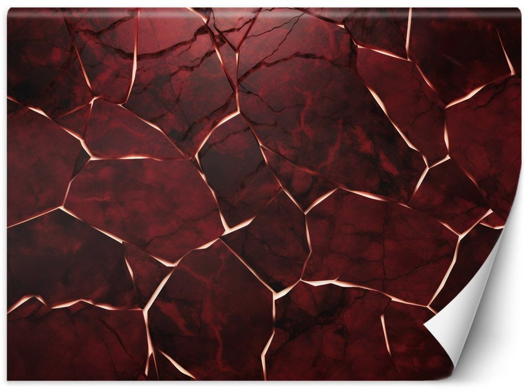 Fototapeta, Czerwona tekstura 3D - 300x210