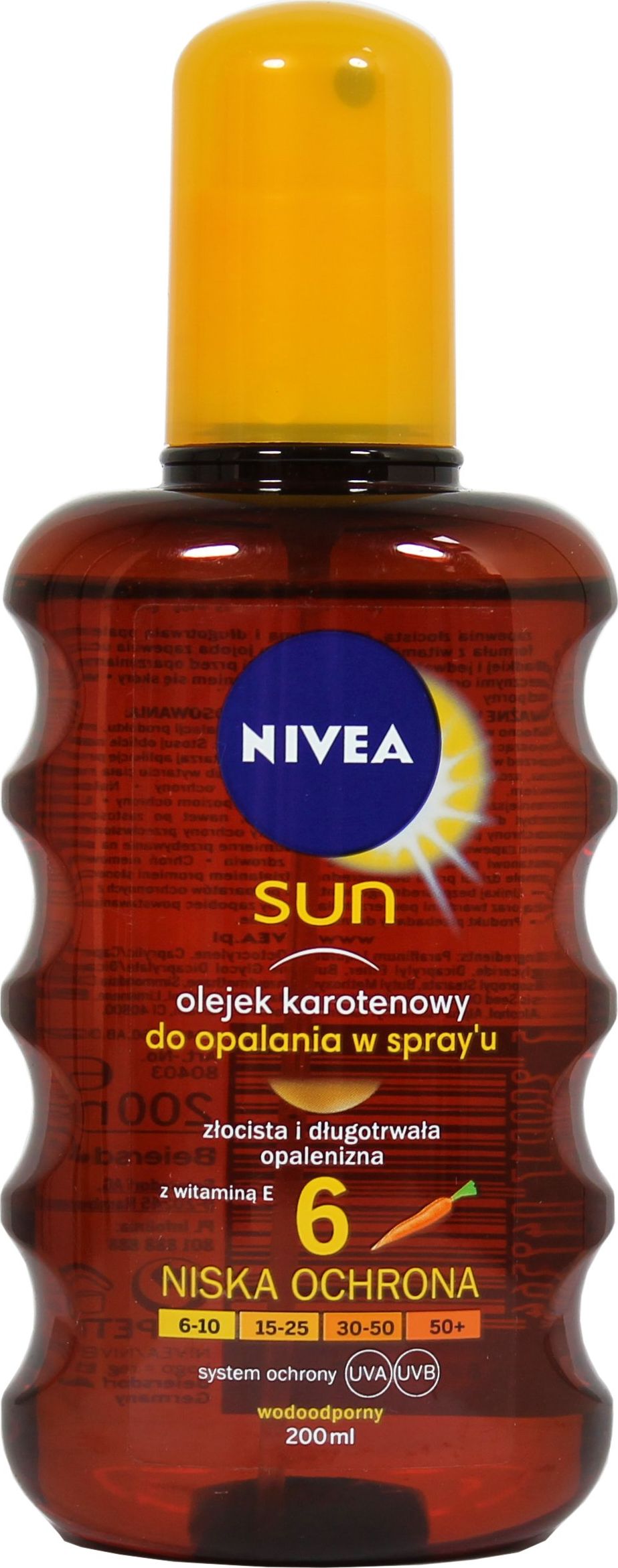 Nivea _Sun olejek do opalania w sprayu SPF6 200ml