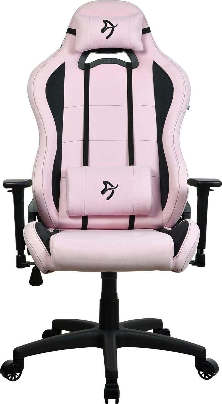Fotel Arozzi Arozzi Frame material: Metal; Wheel base: Nylon; Upholstery: Supersoft | Arozzi | Gaming Chair | Torretta SuperSoft | Pink