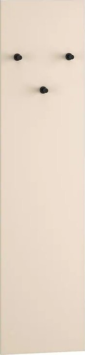 ML Meble Wieszaki ścienny ELLEN 3G kaszmir/czarny ML MEBLE