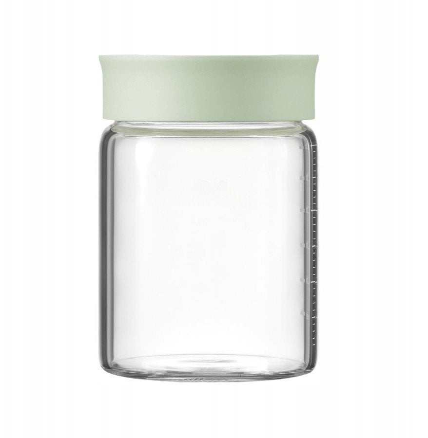 BUYDEEM Szklane słoiczki 500ml z nakrętką w kolorze Cozy Greenish, model CS1013