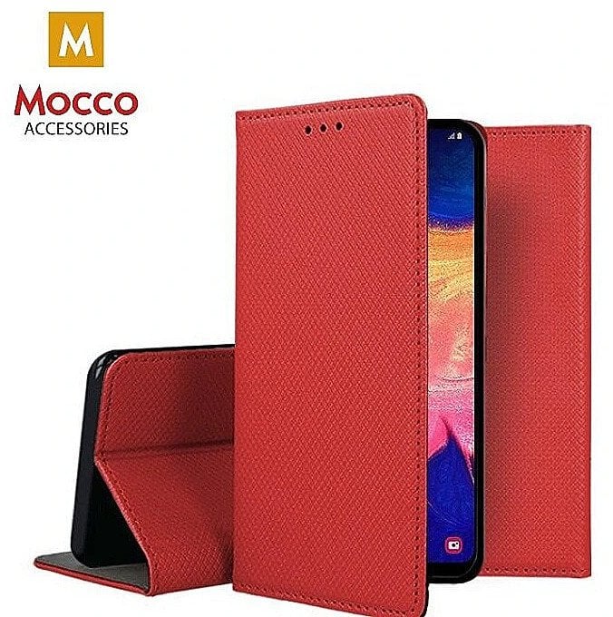 Mocco Smart Magnet Book Case For Apple iPhone 12 Pro Max Red