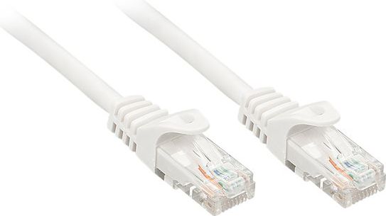 Lindy Patchcord Cat.6, U/UTP, 0.3m, biały (48200)