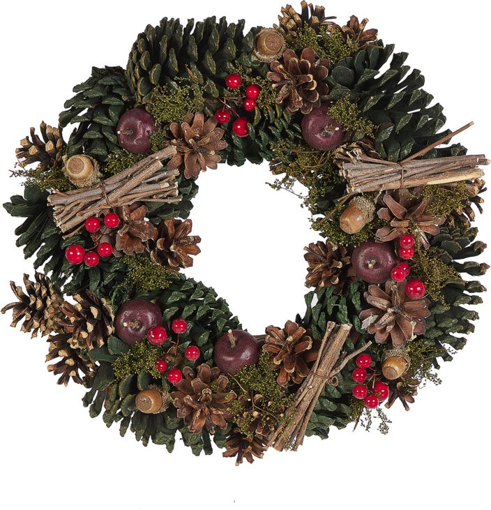 Dekoracja świąteczna Beliani wieniec