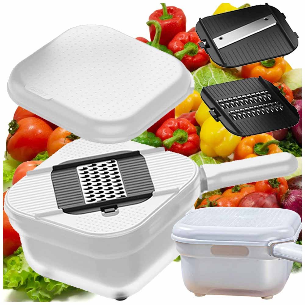 Wielofunkcyjna tarka do warzyw i owoców szatkownica krajalnica siekacz
