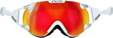 Casco Gogle narciarskie FX-70 Carbonic white orange L