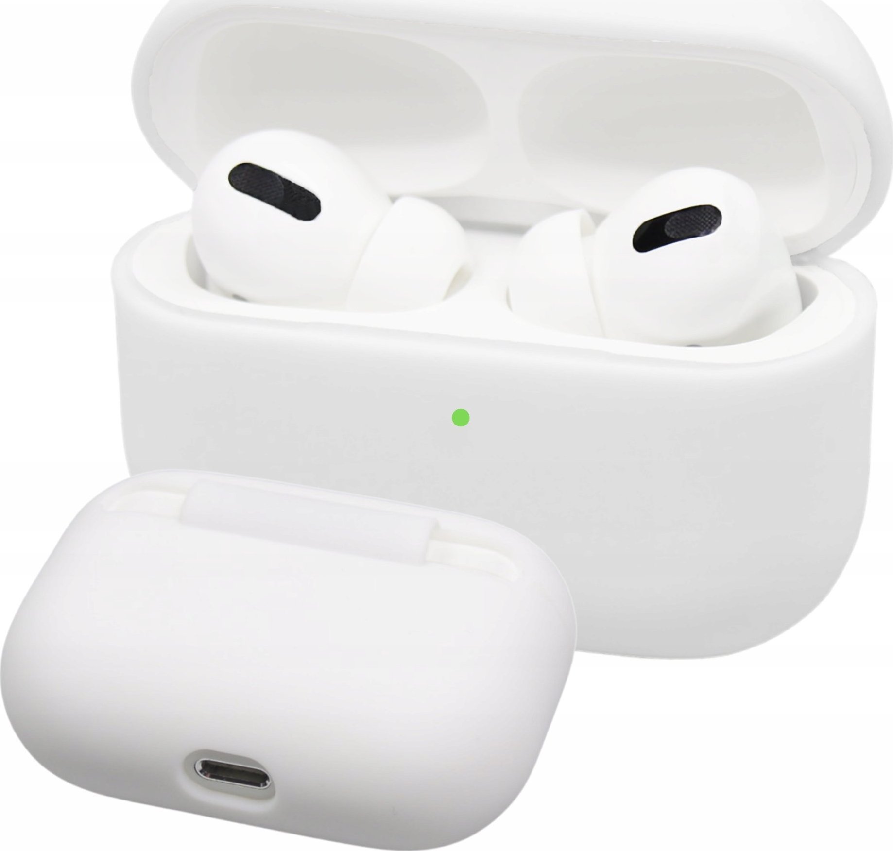 4TechGoods AIRPODS PRO ETUI SILIKONOWE CASE BIAŁY