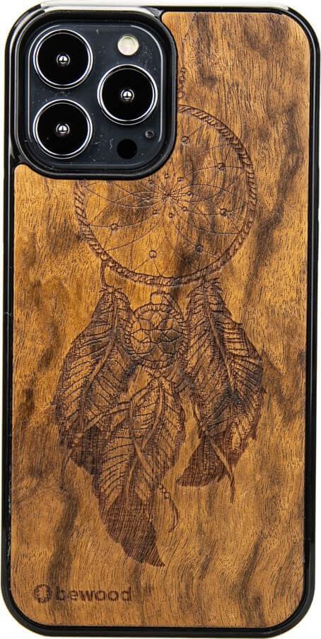 BeWood Drewniane Etui iPhone 13 Pro Max ŁAPACZ SNÓW IMBUIA