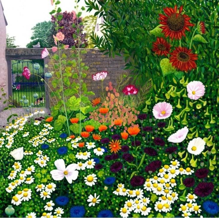 Susan Entwistle Karnet z kopertą Ogród za murem