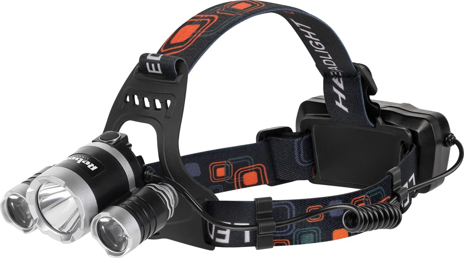 Rebel Akumulatorowa lampa czołowa Rebel duzej mocy.