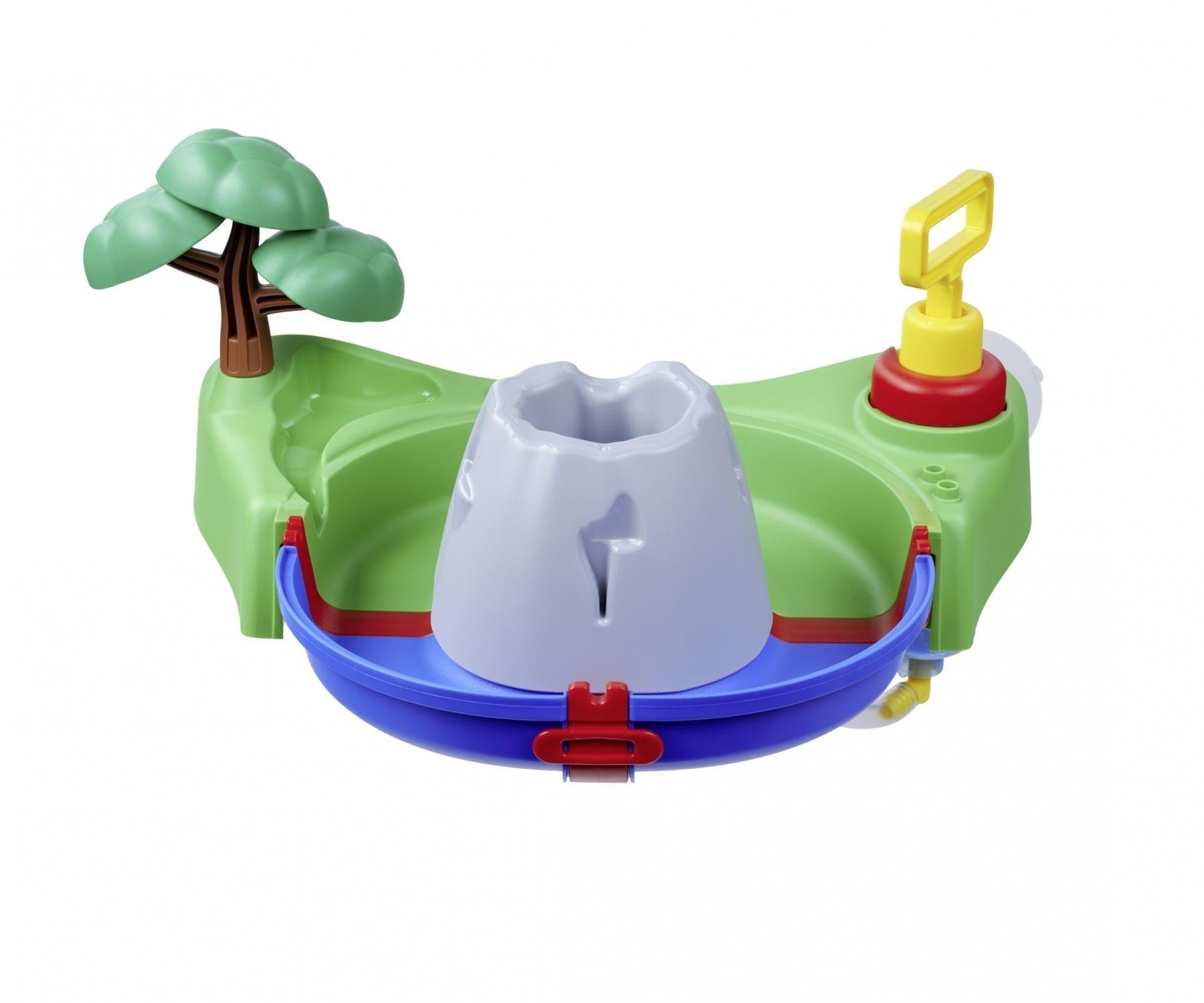 Aquaplay Sploshy Volcano Zestaw do zabawy podczas kąpieli Niebieski, Brązowy, Zielony, Szary, Czerwony, Żółty