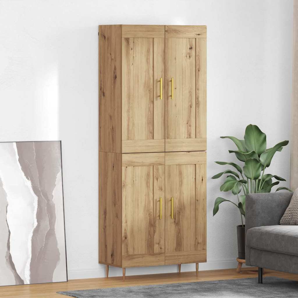 Highboard Dąb rzemieślniczy 69,5 x 34 x 180 cm