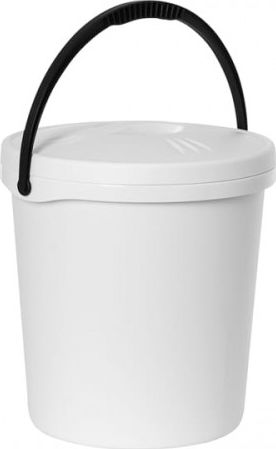 Plast Team Wiadro Z Pokrywą Białe 16l PlastTeam