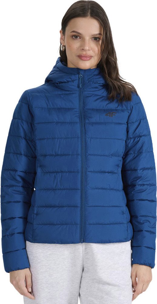 Kurtka damska puchowa 4F F580 granatowa 4FWAW25TDJAF580 30S L