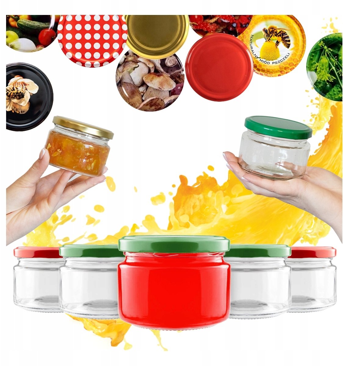 Bimberek 50x Słoik POMA 265ml Słoiki Szklane