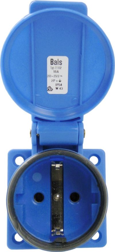 Bals Gniazdo tablicowe 230V 16A IP54 Schuko 71102 Bals 2179