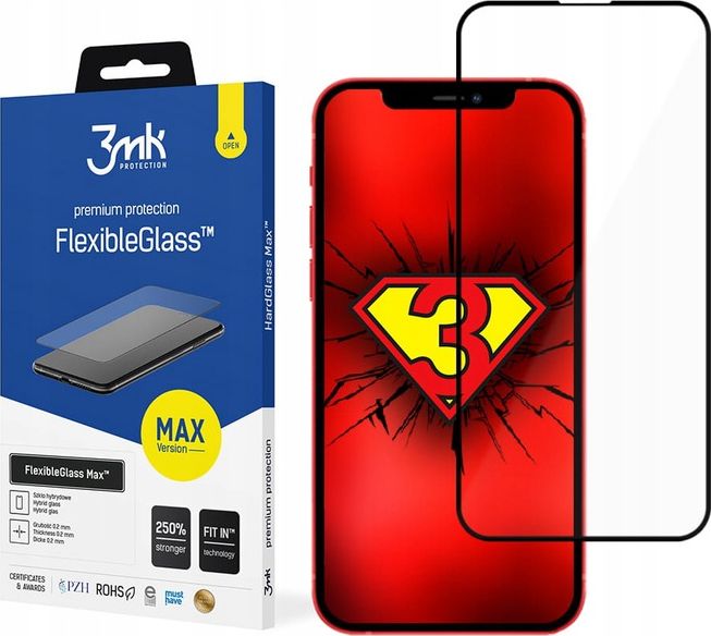 3MK FlexibleGlass Max do Apple iPhone 13/13 Pro