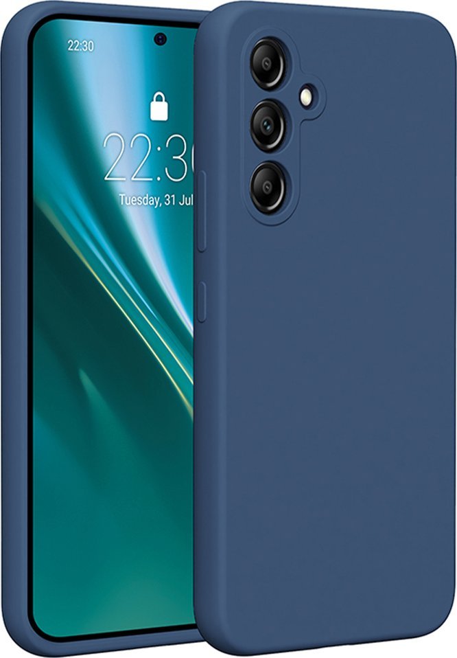 Etteri Nakładka Etteri Silicone Case do Samsung Galaxy A54 5G ciemnoniebieska