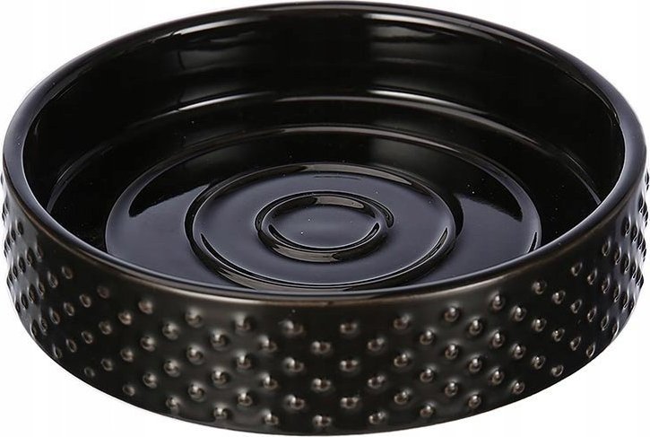 Sepio Mydelniczka ceramiczna czarna wytrzymała stylowa nowoczesna ciekawa loft