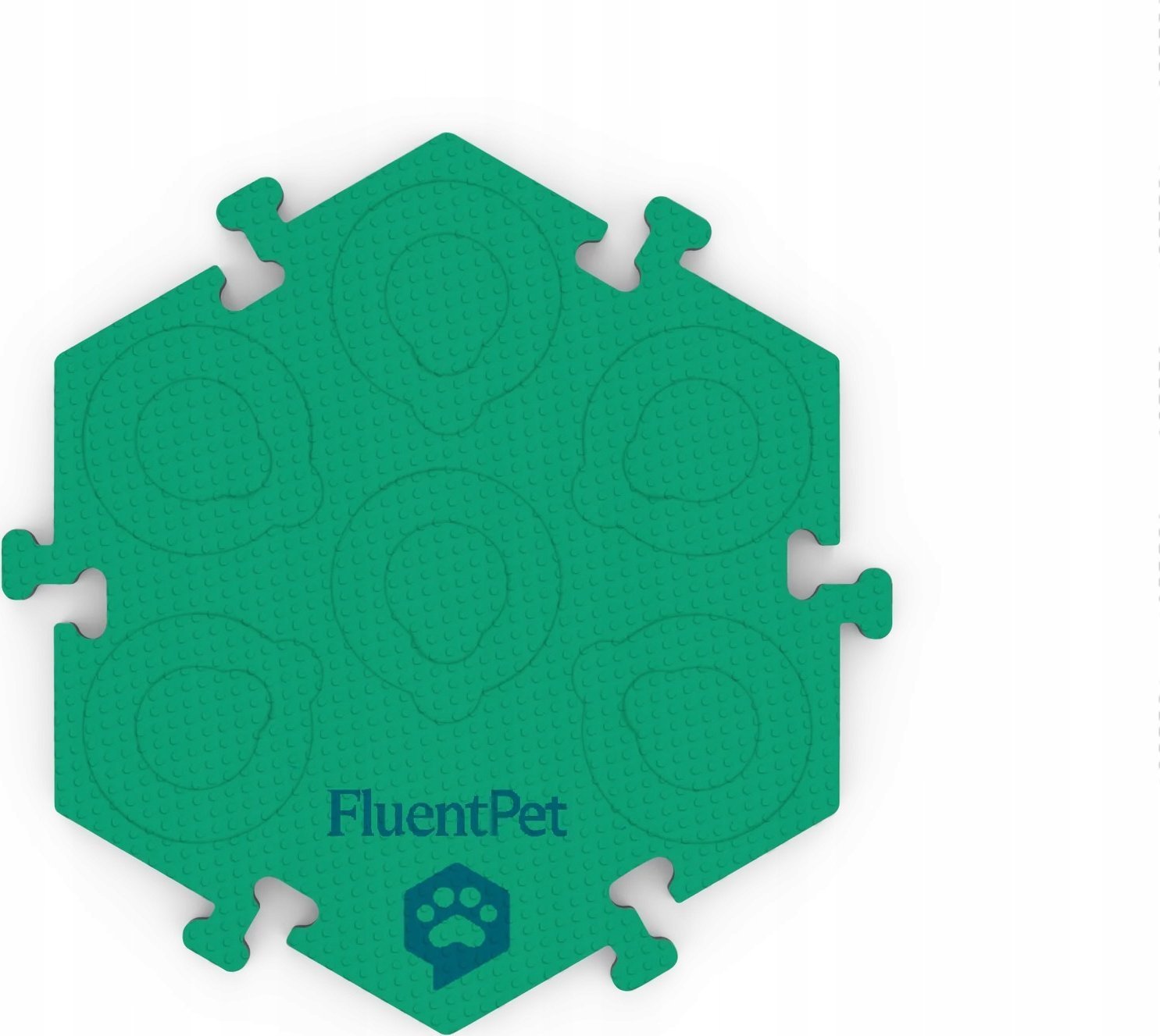 FluentPet - HexTile Flex - piankowa mata do przycisków - zielona