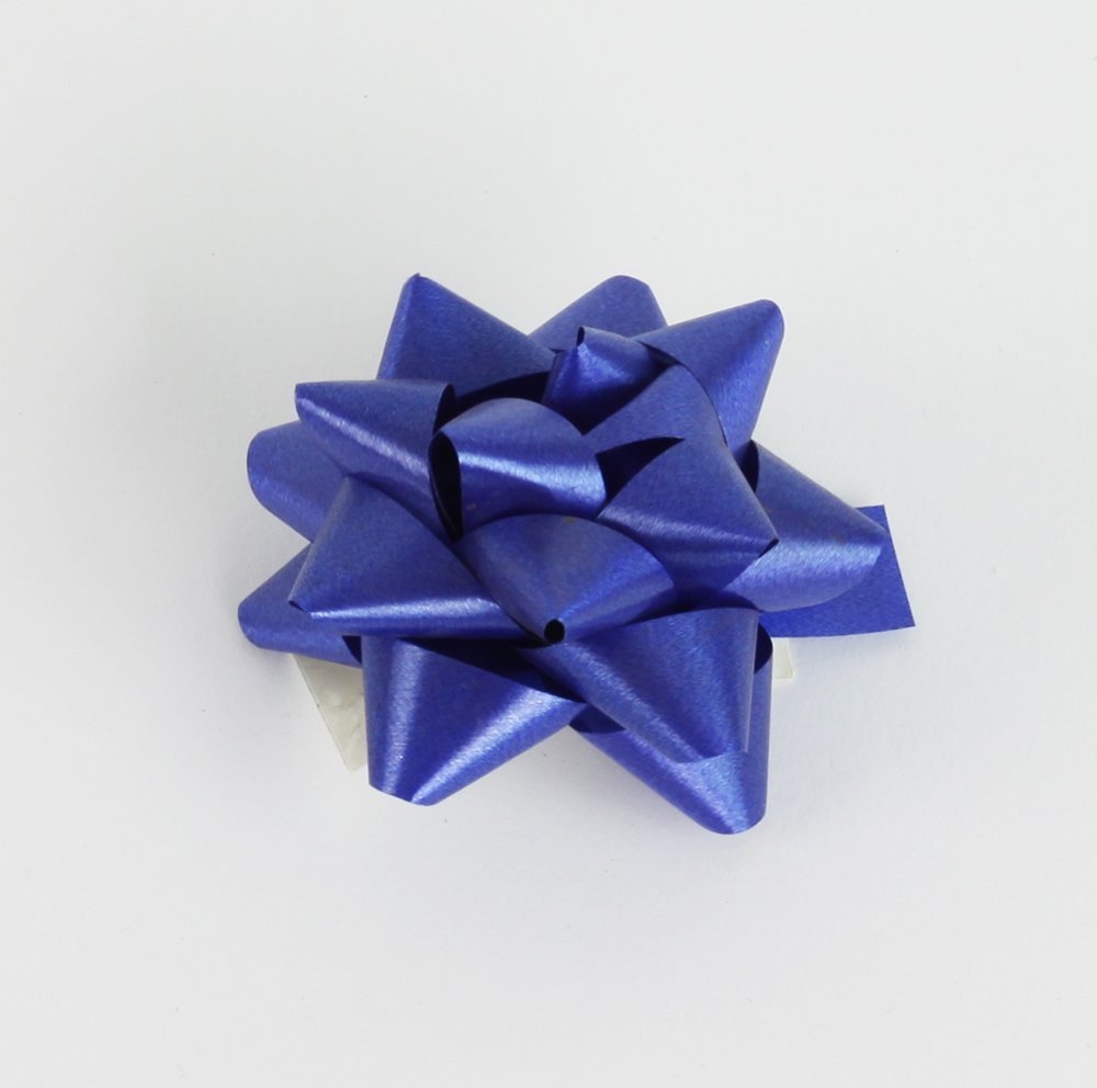 Fastima Rozetka wstążka KOKARDA do prezentów 7cm Granatowa K24