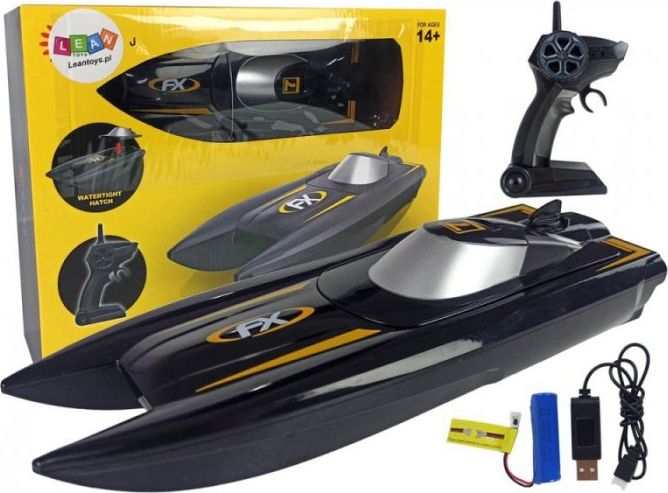 Lean Sport Łódź Motorówka Zdalnie Sterowana 1:47 Wyścigi 30 km/h 2,4G Zasięg 50 m