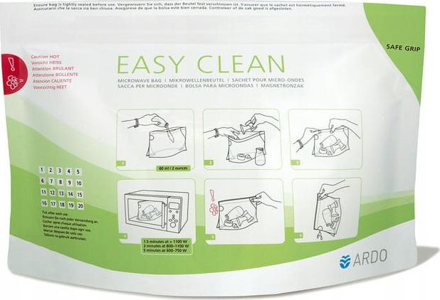 Ardo Torebka do dezynfekcji w kuchence mikrofalowej Easy Clean Ardo