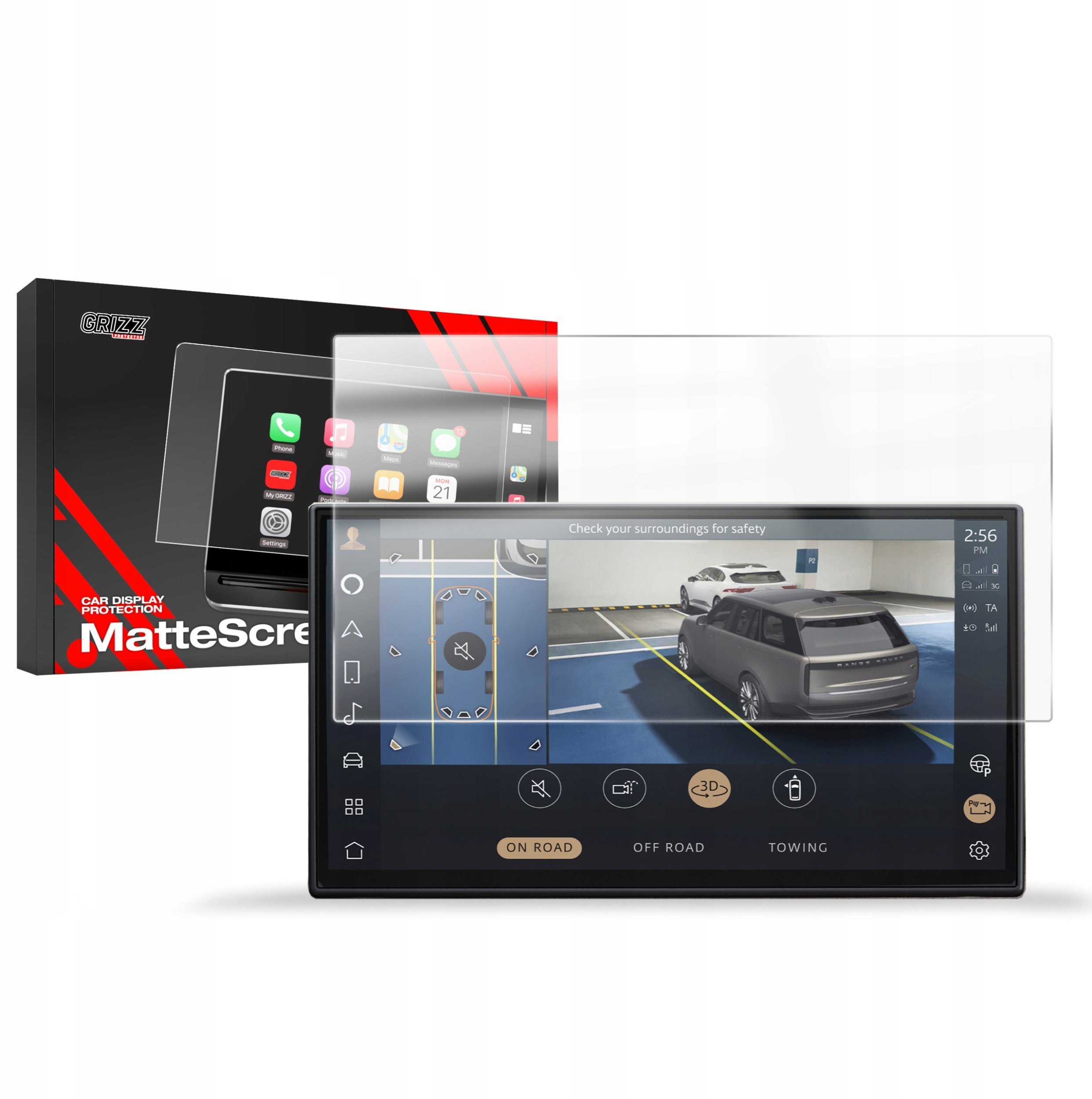 Folia matowa GrizzGlass CarDisplay Protection do Range Rover 5 2021-2024