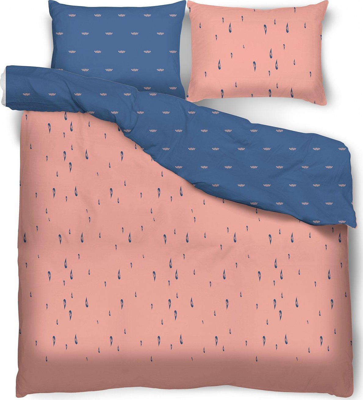 Miss Lucy Komplet pościeli Miss Lucy Sweet Dream Drops 220x200 cm 2x70x80 cm