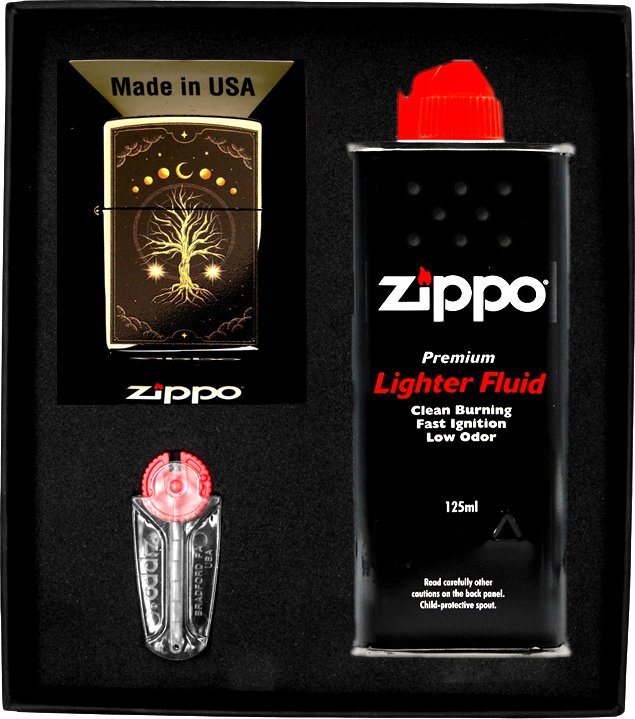 Zestaw ZIPPO Zapalniczka MYSTIC NATURE Prezentowy No1