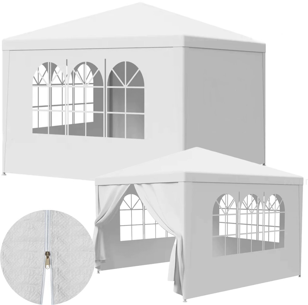 Pawilon ogrodowy Heckermann ES.1-W Biały