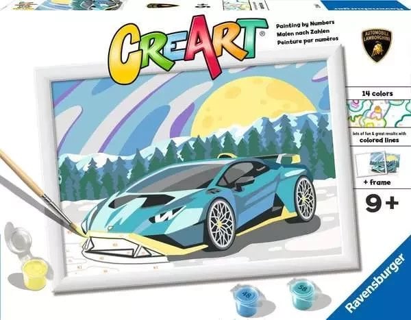 CreArt Blue Lamborghini