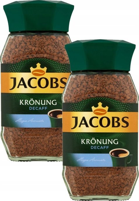Jacobs Jacobs Krnung Decaff Kawa bezkofeinowa rozpuszczalna 100 g x 2 sztuki