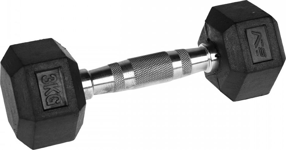 SportVida ‎‎Hantel SV-HK0389 gumowany 1 x 3 kg
