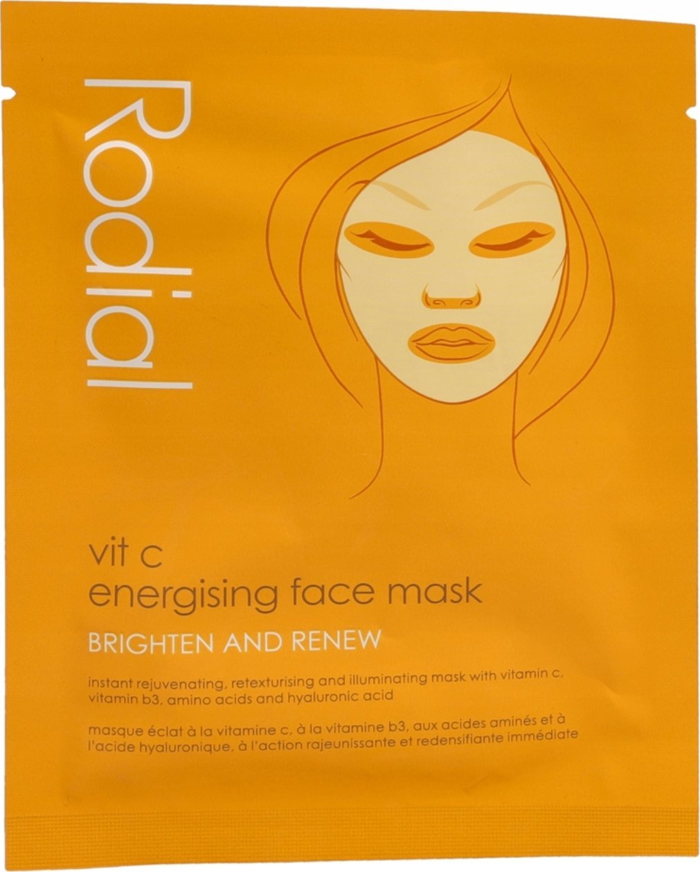 Rodial, Vit C, Energising, Sheet Mask, For Face, 20 g For Women