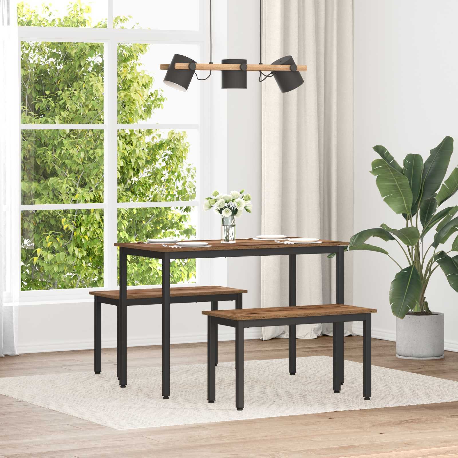 vidaXL ławka Stare drewno 80 x 35 x 45 cm