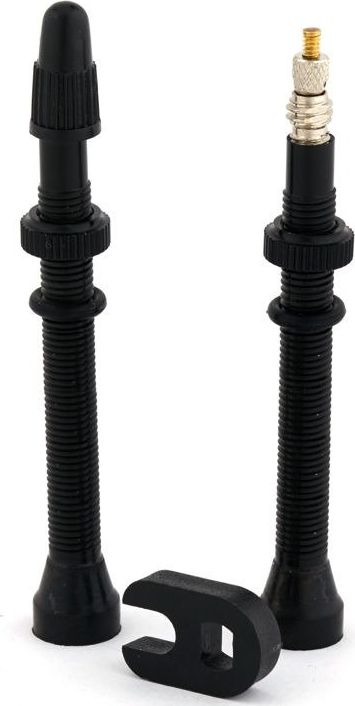 Trezado Zawory Trezado do systemów bezdętkowych - 2 sztuki czarne 60mm Uniwersalny