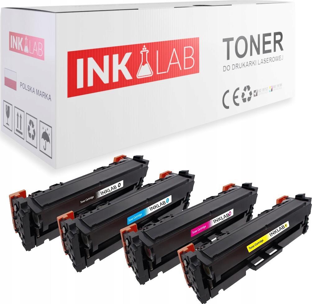 Toner Inklab Zestaw CMYK Zamiennik CRG718