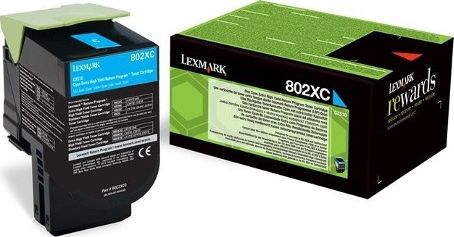 Toner Lexmark 80C2XC0 Cyan Oryginał (80C2XC0)
