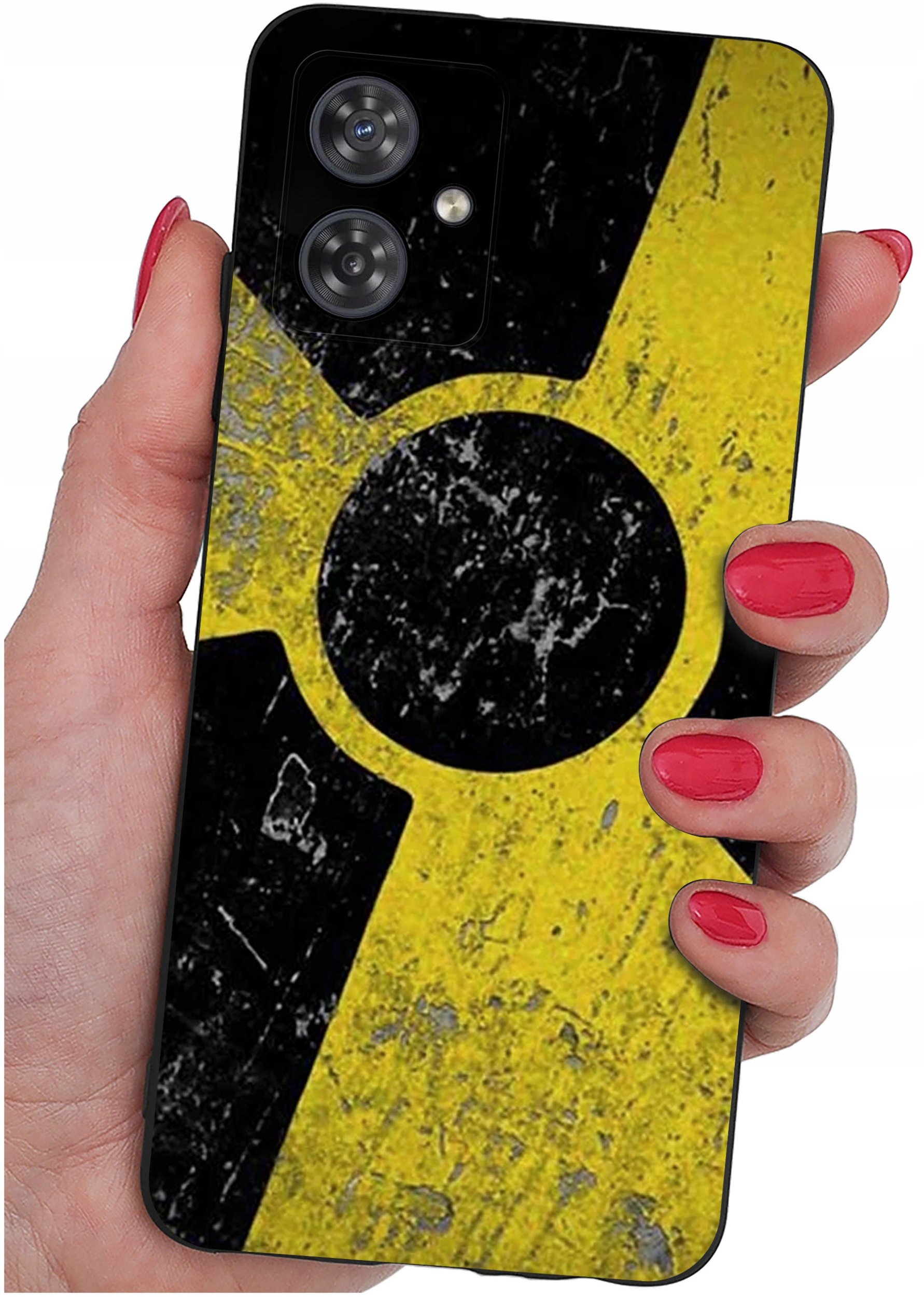 Etui do Motorola G54 5G|Power Edition WZORY |SILIKONOWE MATT CASE + SZKŁO