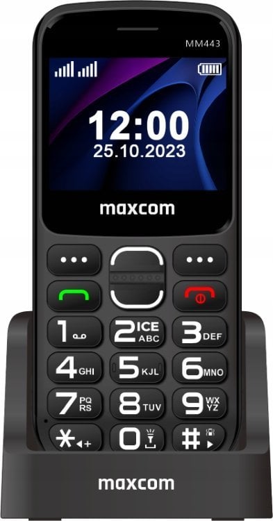 Telefon komórkowy Maxcom MM 443 4G Dual SIM Czarny