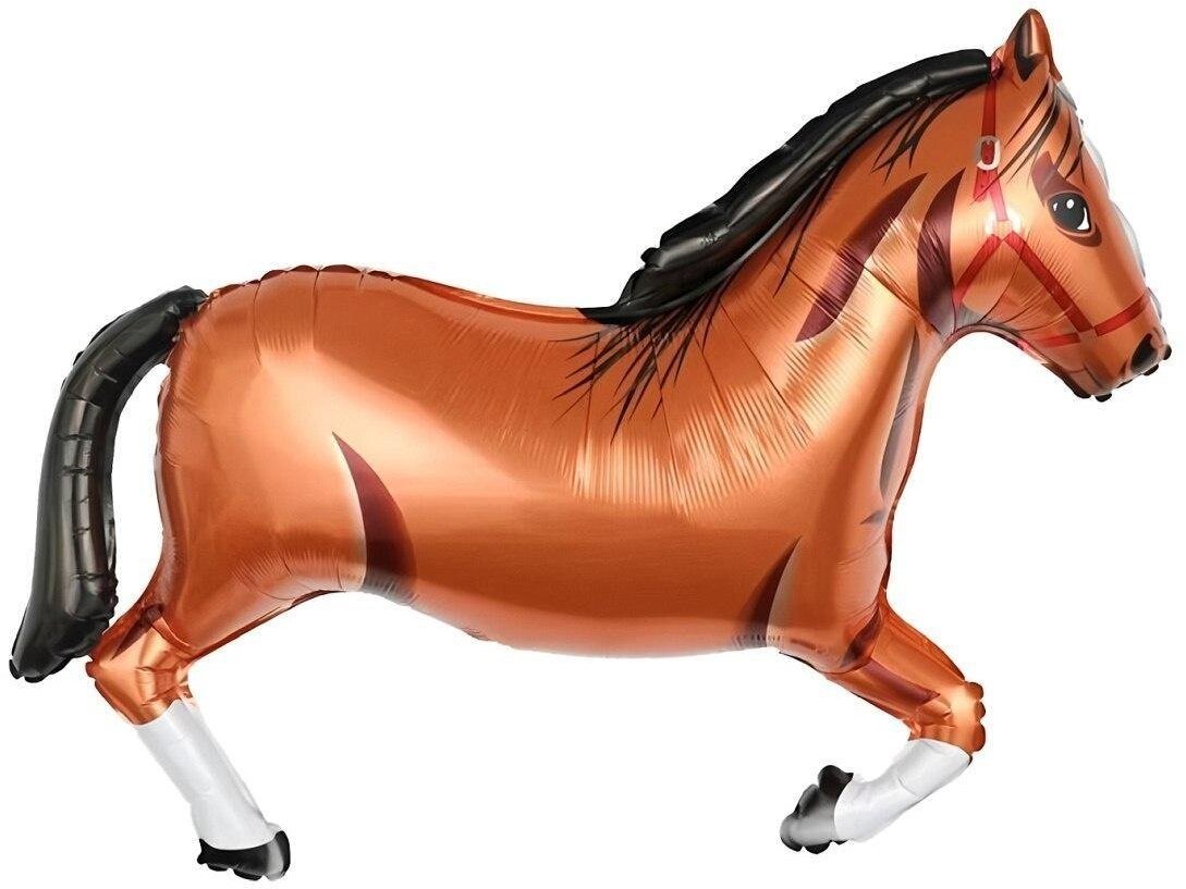 GoDan Balon foliowy Brązowy koń 86x57cm