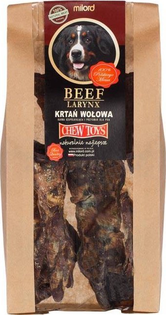 Gryzak dla psa - Milord krtanie wołowe krótkie 300