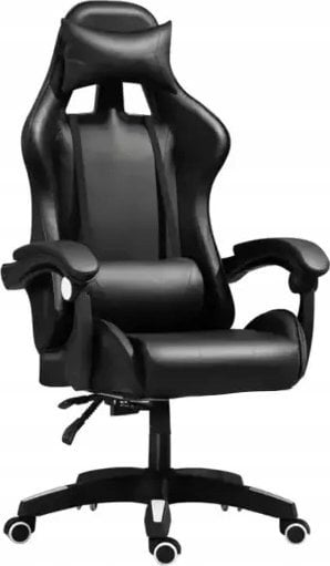 Krzesło biurowe ExtraLink EXTRALINK GAMING FOTEL GAMINGOWY BIUROWY OBROTOWY KUBEŁKOWY CZARNY G-524