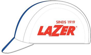 Lazer Czapka biało-niebieska rozm. L (LZR-AKC-CAP-WHIT-BLU-L)