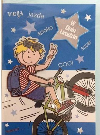 Panorama Karnet urodziny B6 Premium 30 + koperta