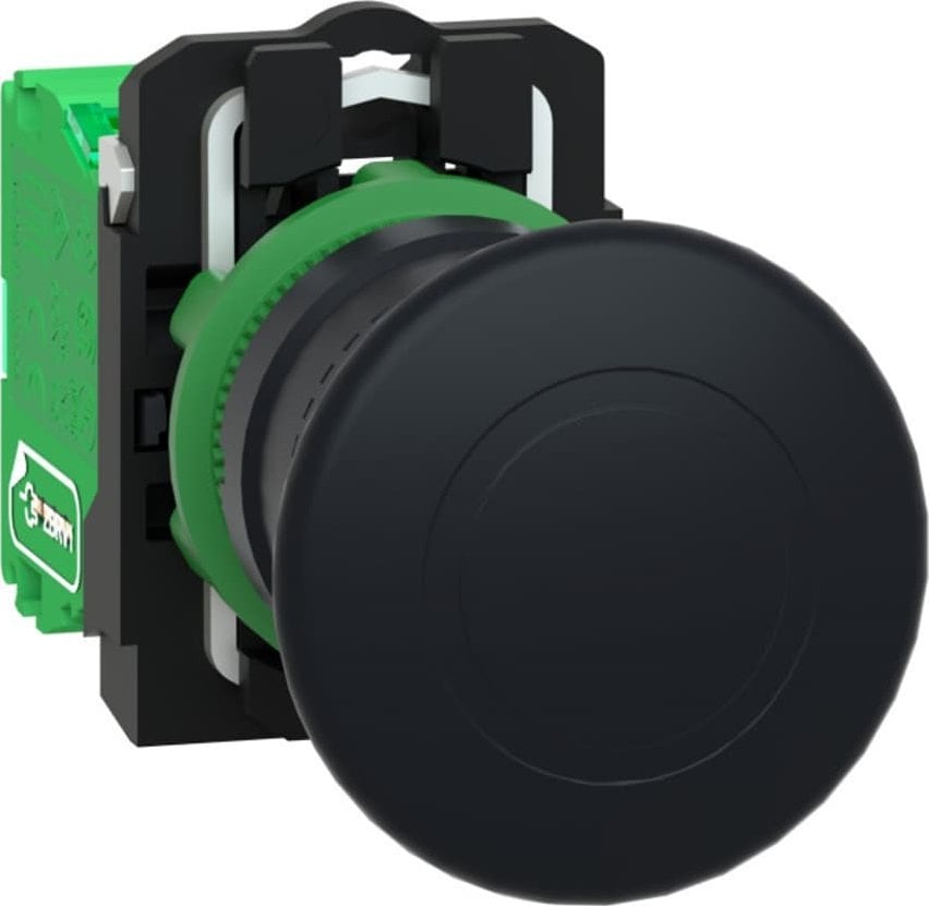 Schneider Electric Harmony XB5R Główka bezprzewodowego przycisku grzybkowego + nadajnik Czarna 40 mm Plastikowa O ZB5RTC2